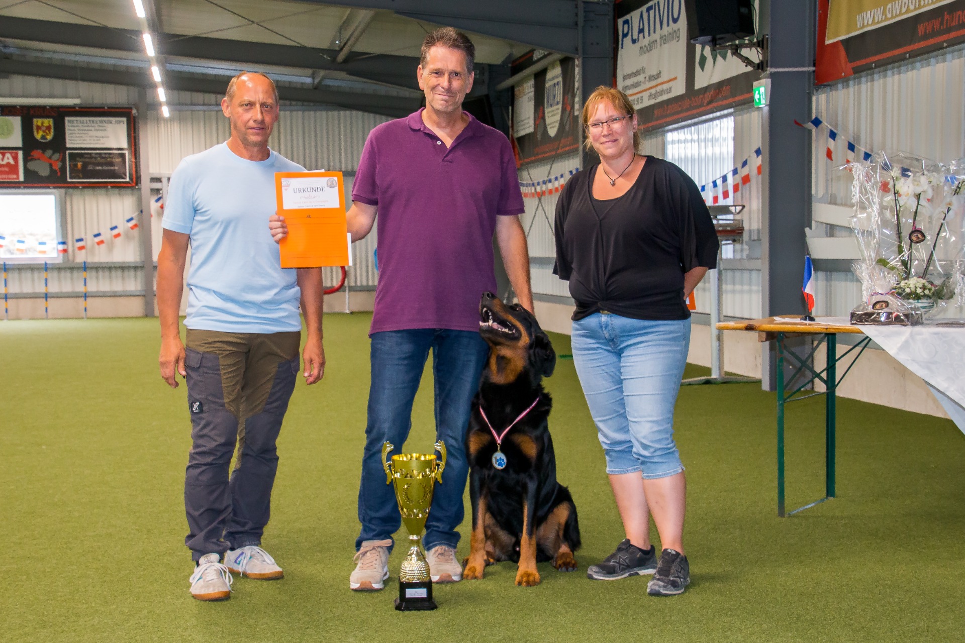 Roland Mitgutsch, Fabrice Ottburg mit Taurus, Sandra Grafeneder