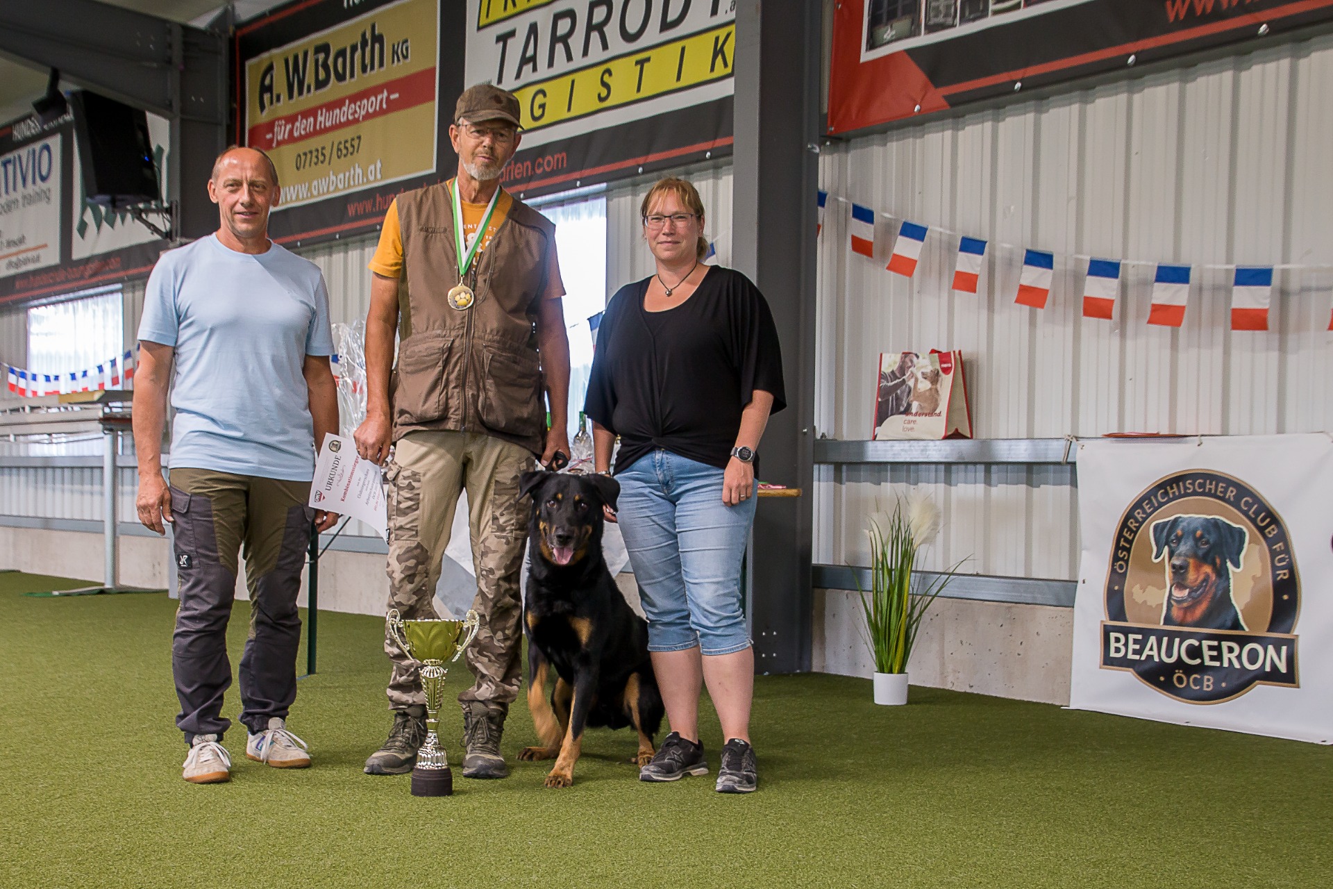 Roland Mitgutsch, Gerold Scheyrer mit Irun, Sandra Grafeneder